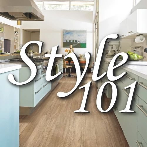 Style 101 cover image of a kitchen with hardwood flooring from B & B Floor Co in Springfield, VA
